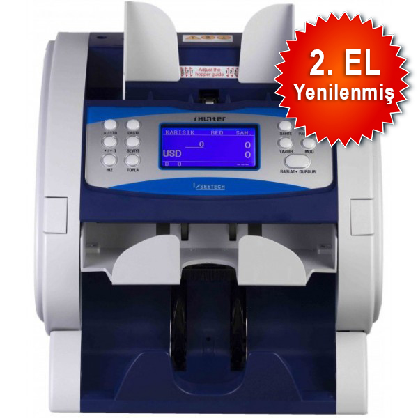 I-Hunter 2600 4 Ülke Para Birimi Karışık Para Sayma Makinesi (Yenilenmiş - 1 Yıl Garantili)