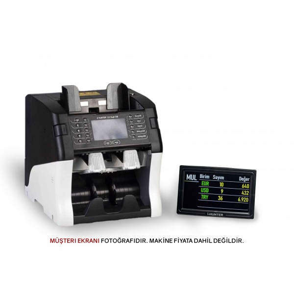 Hitachi I-Hunter 2.0 Dual CIS Serisi Harici Müşteri Renkli LCD Ekran